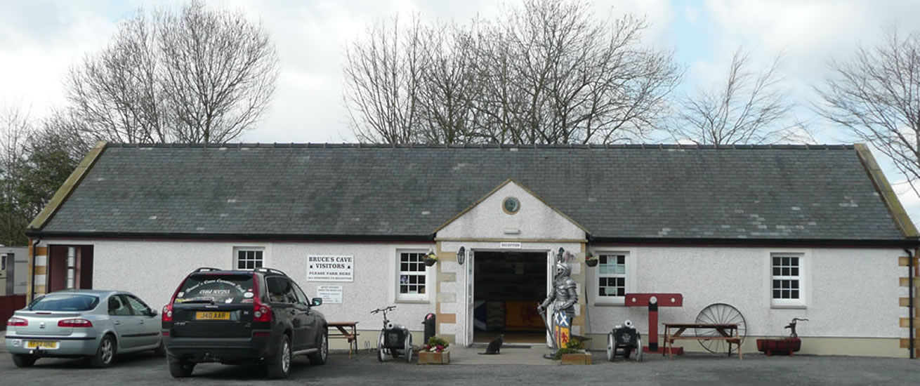 Bruce's Cave Caravan Park and Camp Site south west Scotland