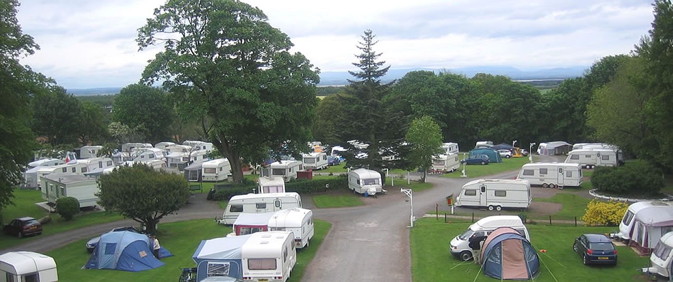 Bruce's Cave Caravan Park and Camp Site south west Scotland