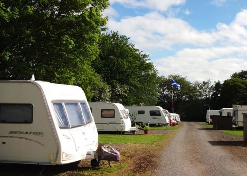 Bruce's Cave Caravan Park and Camp Site south west Scotland